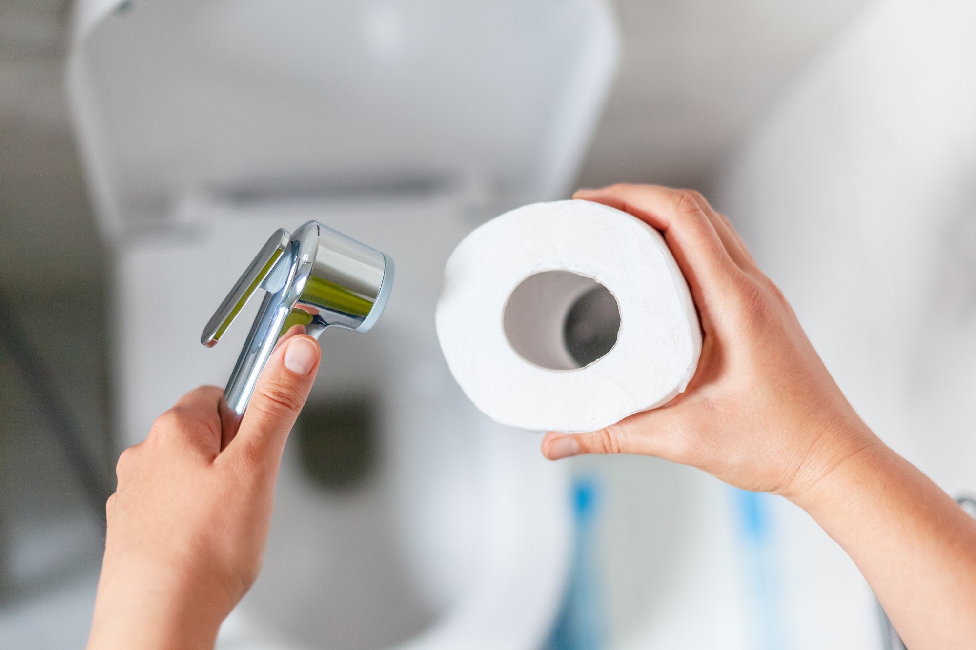 bidet or toilet paper