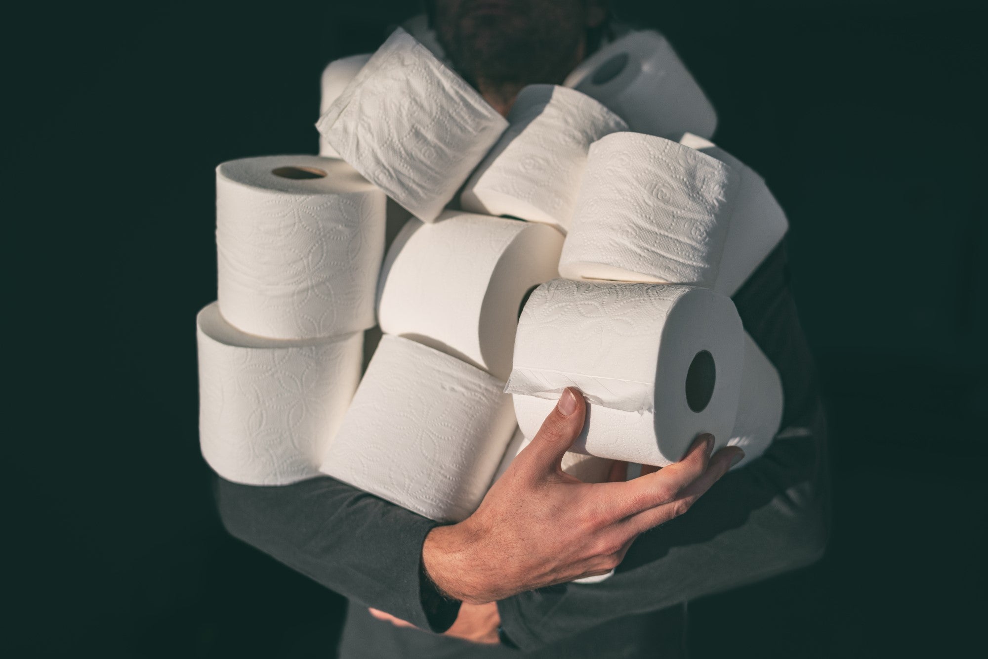 hoarding toilet paper