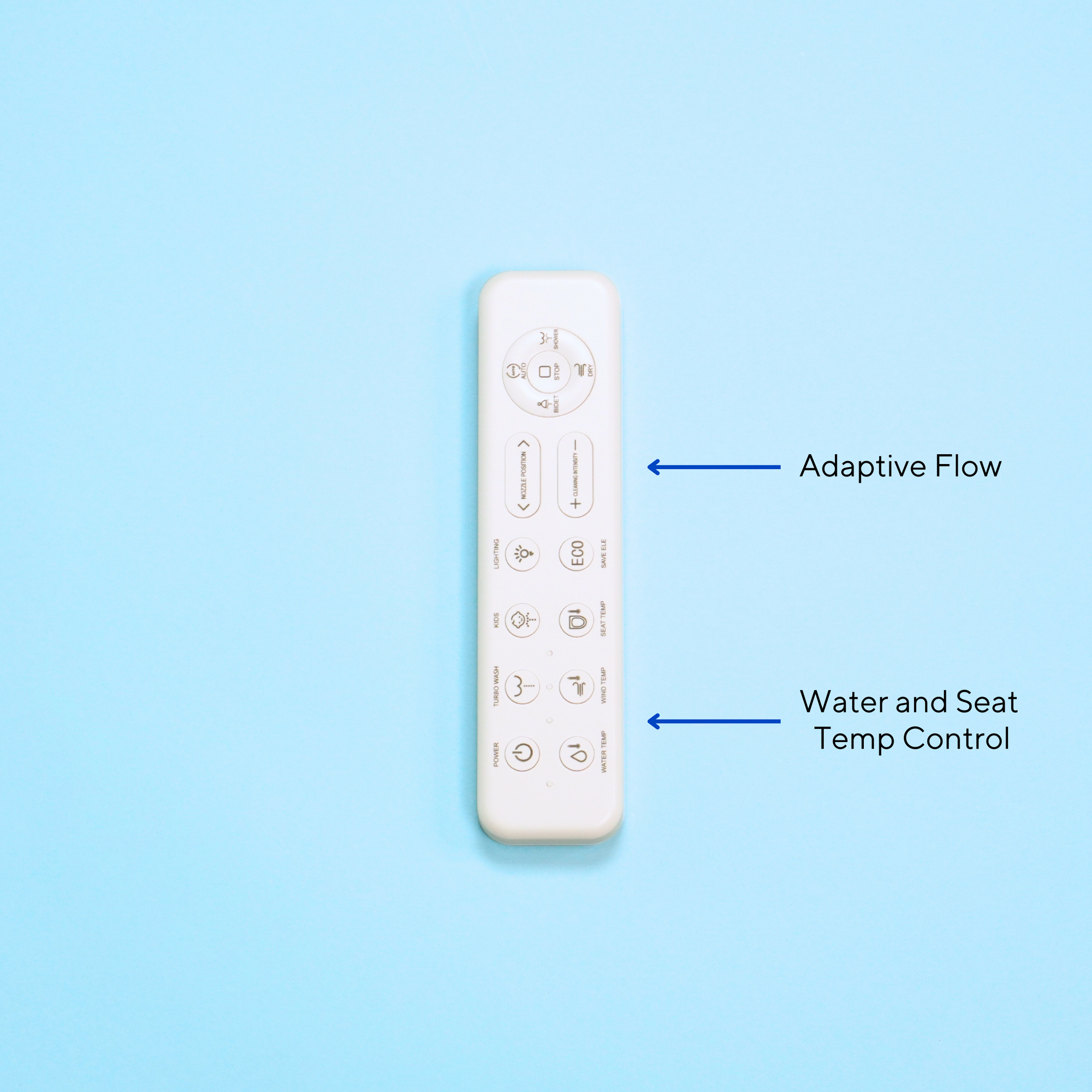 SmartWash Elongated Bidet: Electric & Remote-Controlled