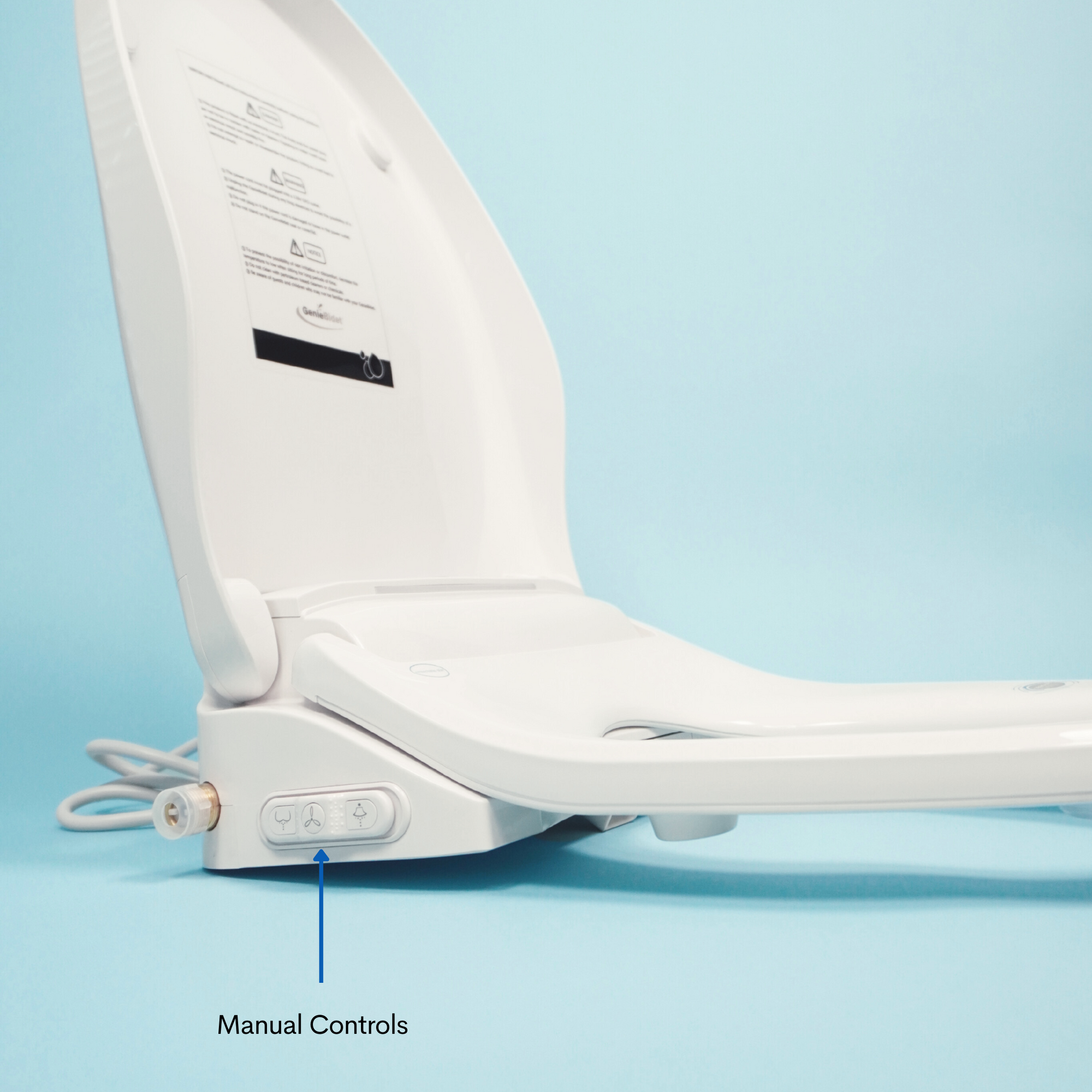 Elongated Smart Bidet (Electric with Remote Control).